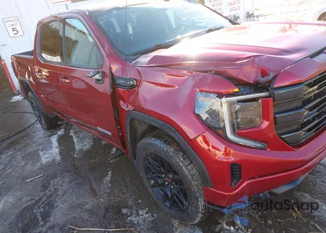 2023 GMC Sierra 1500 4Wd Short Box Elevation With 3Sb/4Wd Standard Box Elevation from USA, damaged, VIN 1GTUUCED9PZ286987